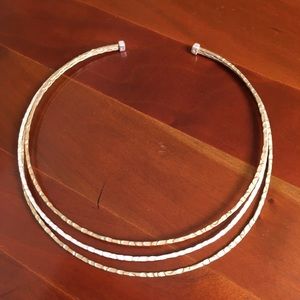 Silver and Gold Choker